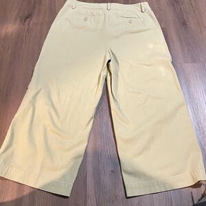 Women's beige  Wide-Leg ankle Pants